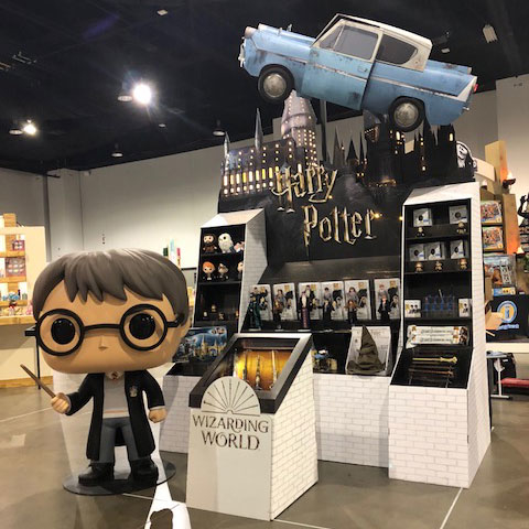 Walmart Harry Potter temporary display
